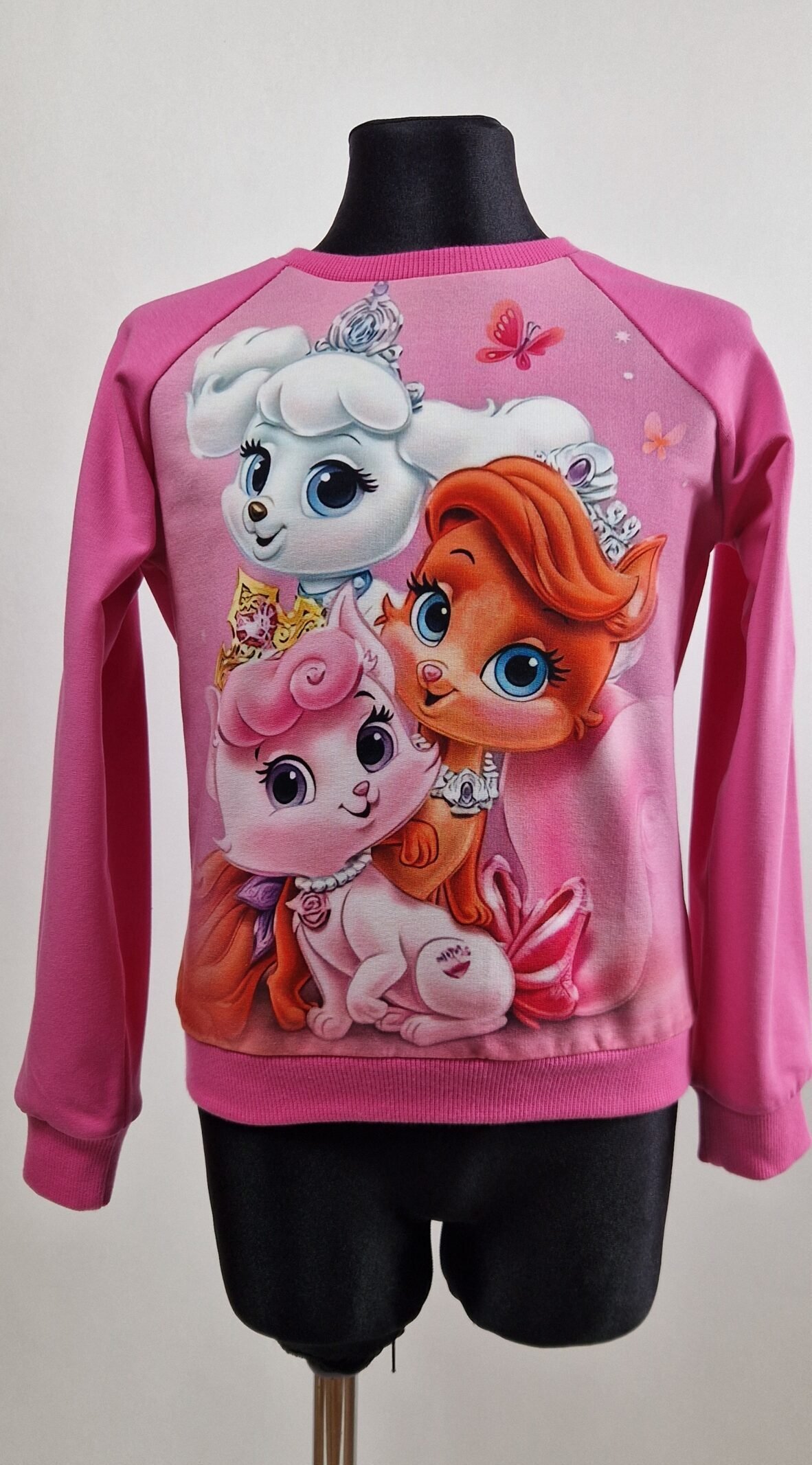 Bliuzonas rožinis "3 gyvunėliai" 134 dydis