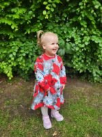 Suknelė "Aguona” su klostėmis 104 dydis - Image 3