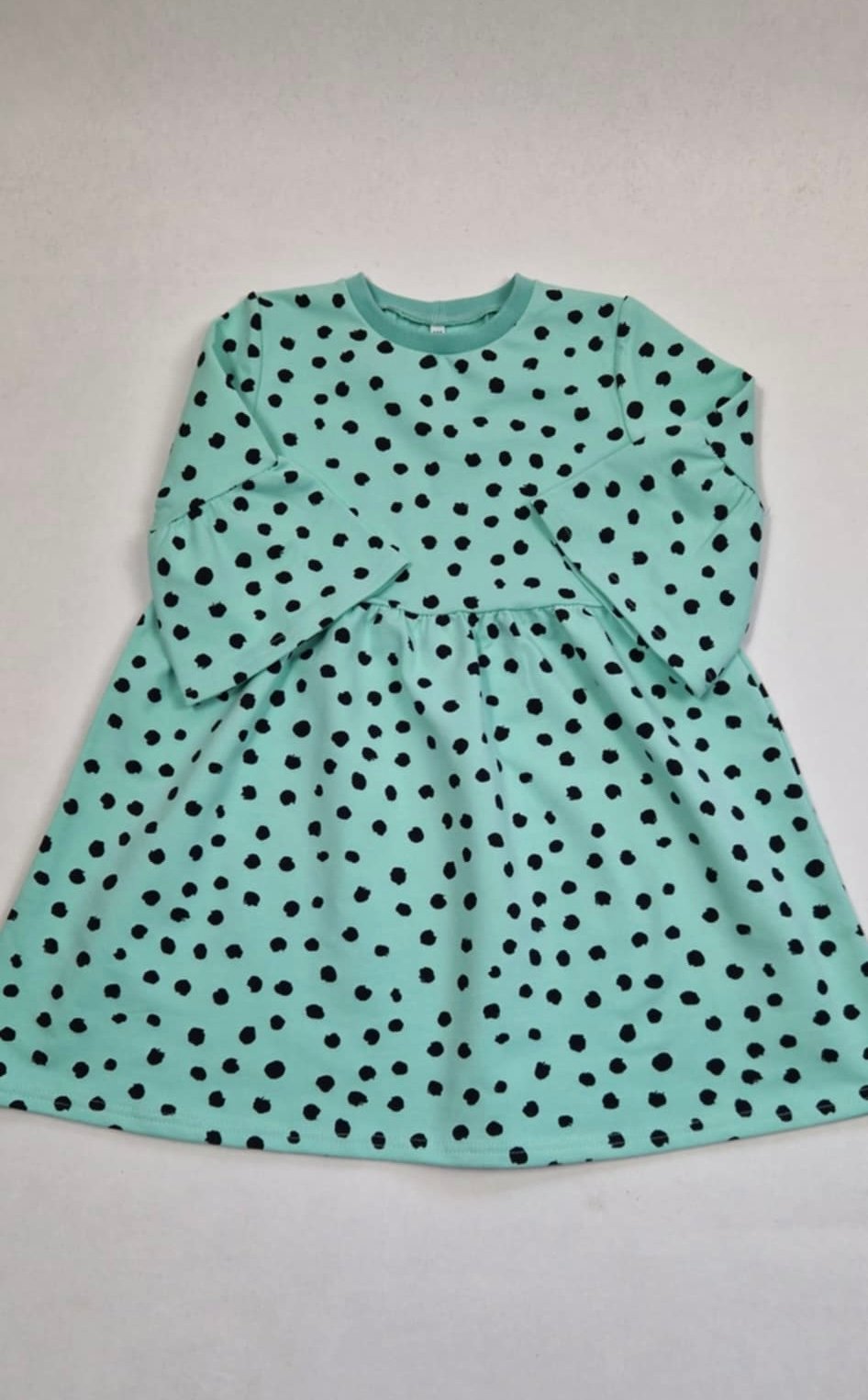 Suknelė "Žirniukai" 116 dydis ilgomis rankovėmis